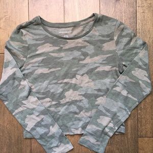 American Eagle Camo long sleeve